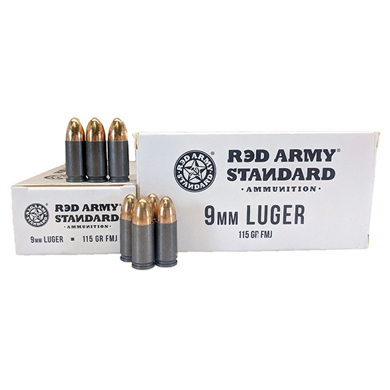 CENT AMMO 9MM 115GR FMJ LEAD CORE 1000RD - Sale